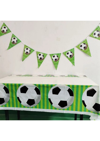 MIX13PCS C Futbol Futbol Tema Zemin Banner Balonlar Çocuklar Çocuk Mutlu Doğum Günü Partisi Dekor Fotoğraf Arka Plan Bebek Duş Malzemeleri (Yurt Dışından) fırsatları