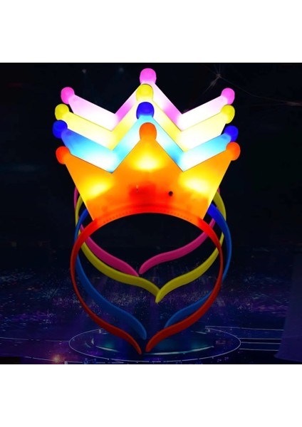1 Adet Rastgele Renk 1 Adet Kadın Çocuklar Light Up LED Parti Glow Çiçek Kafa Bandı Taç Çelenk Kedi Tavşan Kulak Hairband Doğum Günü Hediyesi Düğün Karnavalı (Yurt Dışından)