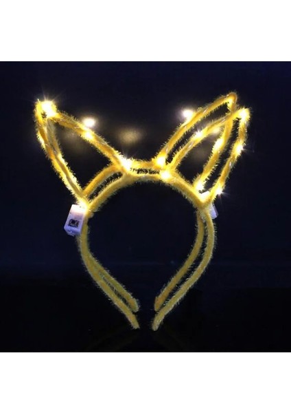 1 Adet Rastgele Renk 1 Adet Kadın Çocuklar Light Up LED Parti Glow Çiçek Kafa Bandı Taç Çelenk Kedi Tavşan Kulak Hairband Doğum Günü Hediyesi Düğün Karnavalı (Yurt Dışından)