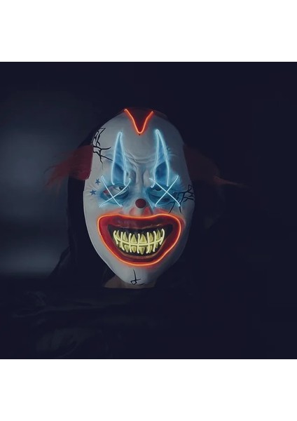 677033264570 2022 Cadılar Bayramı Partisi Korku Maskeleri Hayalet Yüz Şeytan Cadı Vampir Screaming Maske Yenilik Korkunç Cosplay Parti Dekorasyon Sahne (Yurt Dışından)