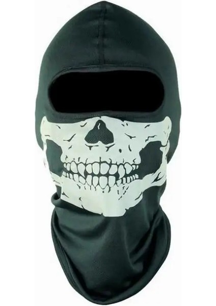 1 Adet Beyaz Motosiklet Balaclava Kafatası Baskı Moto Tam Yüz Maskesi Rüzgar Geçirmez Kayak Baş Boyun Isıtıcı Bisiklet Biker Hood Cap Erkekler Kask Astar (Yurt Dışından) fırsatları