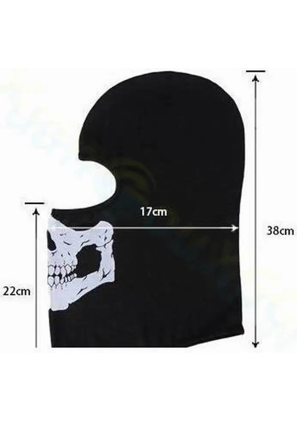 1 Adet Beyaz Motosiklet Balaclava Kafatası Baskı Moto Tam Yüz Maskesi Rüzgar Geçirmez Kayak Baş Boyun Isıtıcı Bisiklet Biker Hood Cap Erkekler Kask Astar (Yurt Dışından) indirimleri