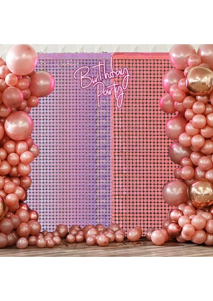 Bebek Mavisi Altın 2 Adet 2 M Doğum Günü Bekarlığa Veda Partisi Dekorasyon Glitter Kare Tinsel Folyo Perde Düğün Dekorasyon Fotoğraf Arka Fonu Anniversaire (Yurt Dışından) fiyatları