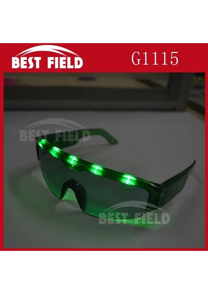 Floresan Sarı Flaş LED Gözlük, Dj / Parti / Noel Tatili Için Pil Parti Maskesi ile Gözlükleri Aydınlatır (Yurt Dışından) fiyatları