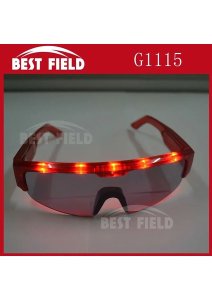 Floresan Sarı Flaş LED Gözlük, Dj / Parti / Noel Tatili Için Pil Parti Maskesi ile Gözlükleri Aydınlatır (Yurt Dışından) modelleri