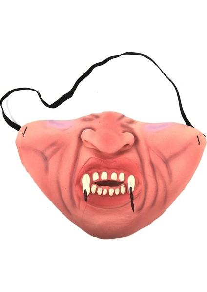 Tip G 2022 Komik Yetişkin Parti Maskesi Palyaço Cosplay Sahne Esprili Elastik Bant Yarım Yüz Korkunç Korkunç Maskeler Dekor Karnaval Sevinç Unisex (Yurt Dışından) indirimleri