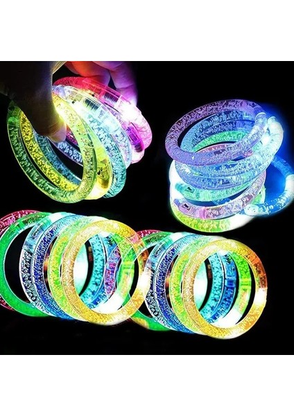 Bilezikler 10 Adet 10/15/30/60 Adet Köpük Parlayan Çubuklar LED Köpük Sopa Parlayan Çubuklar Cheer Tüp LED Karanlıkta Parlayan Işık Düğün Noel Partisi Malzemeleri Için (Yurt Dışından)