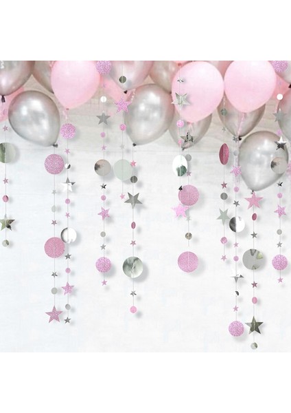 Altın Gümüş 4 M Şampanya Altın Glitter Yıldız Yuvarlak Kağıt Çelenk Doğum Günü Düğün Bekarlığa Veda Partisi Süslemeleri Yıldönümü Zemin Dekor (Yurt Dışından) fiyatları