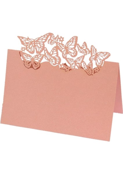 Fildişi 50 Adet 50/100 Adet Hollow Kelebek Yer Kartları Kişiselleştirilmiş Lazer Düğün Koltuk Kartı Masa Süsü Parti Iş Resepsiyonu Için Isim Kartları (Yurt Dışından) fırsatları