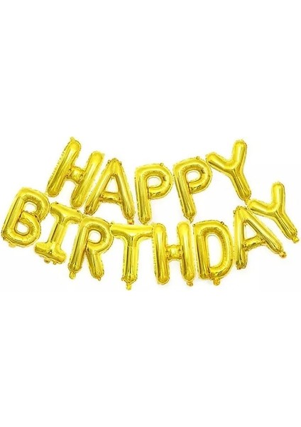 Altın Mutlu Doğum Günü Balon Çelenk Folyo Balon Seti Doğum Günü Balon Afiş Bebek Duş Doğum Günü Yıldönümü Partisi Dekorasyon Için (Yurt Dışından)