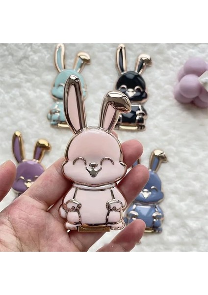 Mavi 1 Adet Tavşan Cep Telefonu Braketi ile Karikatür Tavşan Cep Telefonu Braketi Aksesuarları ile Telefon Tutucu Cep Halkalı Telefon Kılıfı Tutucu (Yurt Dışından) fiyatları