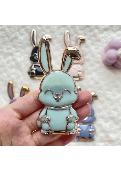 Mavi 1 Adet Tavşan Cep Telefonu Braketi ile Karikatür Tavşan Cep Telefonu Braketi Aksesuarları ile Telefon Tutucu Cep Halkalı Telefon Kılıfı Tutucu (Yurt Dışından) indirimleri