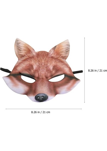 Yarım Yüz Maskesi 01 2023 Cadılar Bayramı Tilki Maskesi Dıy Boyasız Maske Beyaz Boş Yüz Maskesi Cadılar Bayramı Masquerade Tilki Maskesi Cosplay Cadılar Bayramı Için Boş Maske (Yurt Dışından)