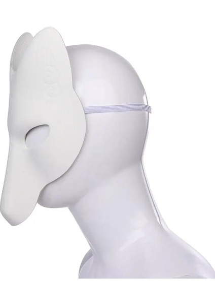 Yarım Yüz Maskesi 01 2023 Cadılar Bayramı Tilki Maskesi Dıy Boyasız Maske Beyaz Boş Yüz Maskesi Cadılar Bayramı Masquerade Tilki Maskesi Cosplay Cadılar Bayramı Için Boş Maske (Yurt Dışından) indirimleri