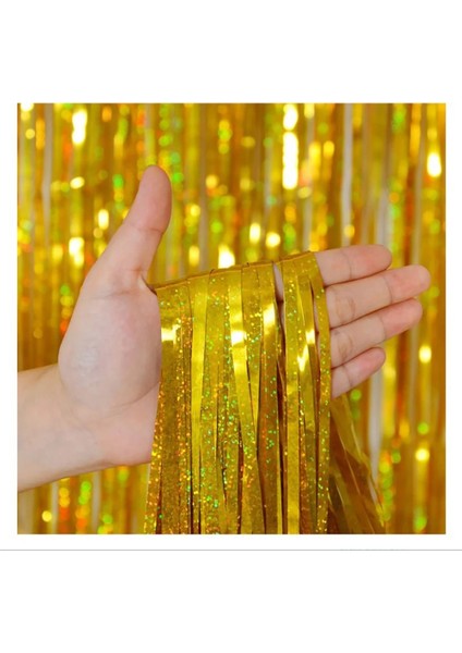 Parti Folyo Perde Ubu Noel Cadılar Bayramı Partisi Zemin Tinsel Perde Festivali Parti Folyo Perde Düğün Doğum Günü Zemin Saçak Perde Dekor (Yurt Dışından) indirimleri