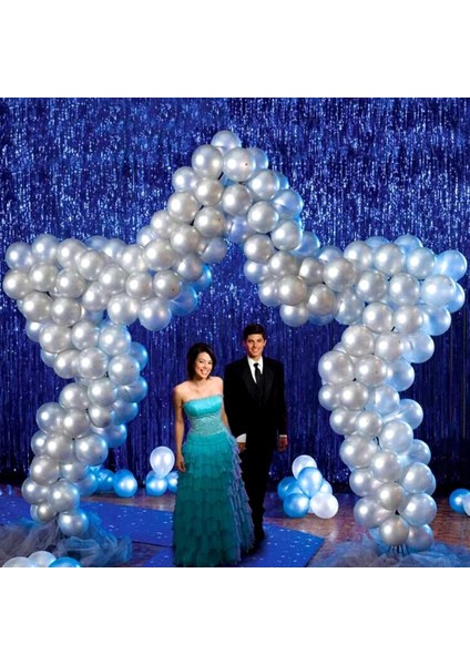 Gül Altın 1 M x 3 M Glitter Tinsel Folyo Saçak Perde Arka Plan Doğum Günü Düğün Hawaii Parti Dekor Lazer Tinsel Teklif Fotoğraf Duvar Noel Şerit (Yurt Dışından)