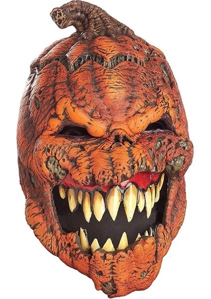 Kabak Kafa Cadılar Bayramı Korku Varyasyon Kabak Kafa Dekorasyon Kabak Kafa Şeytan Lateks Maske Masquerade Karnaval Cadılar Bayramı Maskesi (Yurt Dışından)