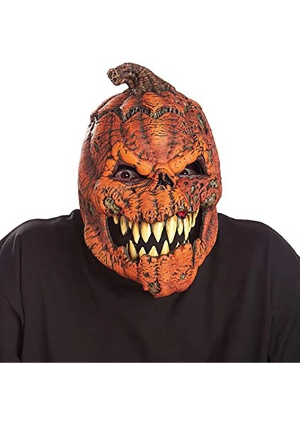 Kabak Kafa Cadılar Bayramı Korku Varyasyon Kabak Kafa Dekorasyon Kabak Kafa Şeytan Lateks Maske Masquerade Karnaval Cadılar Bayramı Maskesi (Yurt Dışından) fırsatları