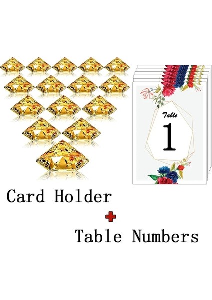Altın 30 Adet 30 Adet Elmas Masa Numarası Kart Tutucu 1-30 Kafa Masa Kartları ile Düğün, Resepsiyon, Yıldönümü, Doğum Günü Partisi Dekorasyon (Yurt Dışından) fiyatları