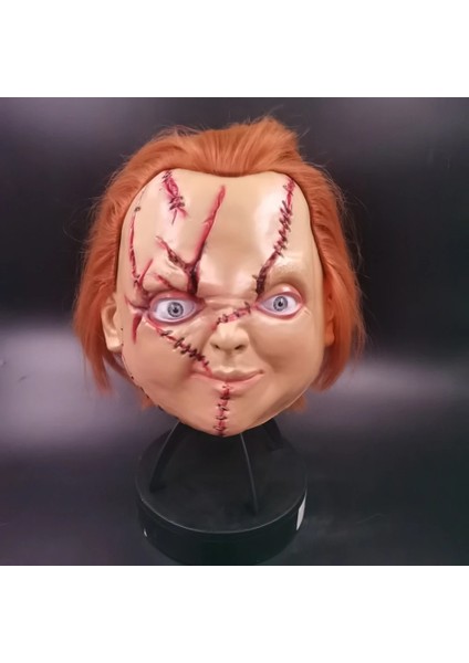 24130 Yaralı Chucky Lateks Maske Çocuk Oyun Chucky Tatil Korkuları Süs Tohumu |chucky Kafa (Yurt Dışından) fiyatları