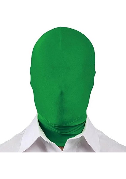 Yeşil Cadılar Bayramı Tam Yüz Maskesi 2. Cilt Maskesi Cadılar Bayramı Cosplay Spandex Kapak Unisex Cadılar Bayramı Partisi Prop Dekorasyon (Yurt Dışından)