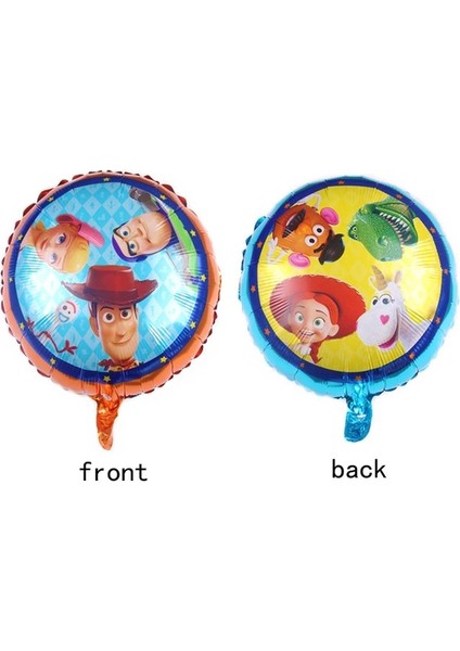 2 Adet 18IN Balon Disney Buzz Lightyear Doğum Günü Partisi Malzemeleri Tek Kullanımlık Sofra Erkek Yemeği Tatlı Tabakları Peçeteler Bardak Çanta Ev Dekorasyonu (Yurt Dışından)
