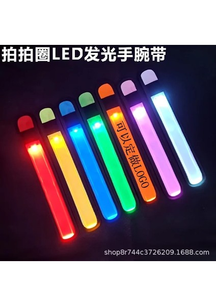 Sarı S Flaş Kolu LED Işıklı Bilezik ile Çocuk Floresan Bilek Gece Koşu Bar Atmosferi Sahne Parlayan Parti Favor (Yurt Dışından) modelleri