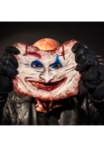 Cadılar Bayramı Maskesi Cadılar Bayramı Çift Katmanlı Yırtık Maske Kanlı Korku Kafatası Lateks Maske Korkunç Cosplay Parti Maskeleri Maskaralar Cadılar Bayramı 2021 Mayıs 2022 (Yurt Dışından) modelleri