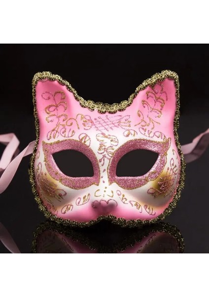 Küçük Cat5 Yeni Venedik Topu Maskeleri Üst Yarım Yüz Masquerade Maskesi Cadılar Bayramı Teması Parti Kedi Cosplay Çocuk Maskesi Dans Makyaj Sahne CKI84 (Yurt Dışından) modelleri