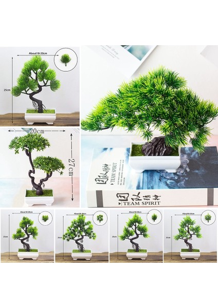 36 Yapay Bitkiler Bonsai Küçük Ağaç Simülasyon Saksı Bitkileri Sahte Çiçekler Masa Saksı Süsler Ev Dekorasyon Otel Bahçe Dekor (Yurt Dışından)