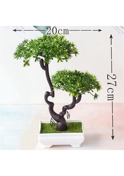36 Yapay Bitkiler Bonsai Küçük Ağaç Simülasyon Saksı Bitkileri Sahte Çiçekler Masa Saksı Süsler Ev Dekorasyon Otel Bahçe Dekor (Yurt Dışından)