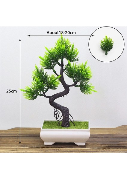 36 Yapay Bitkiler Bonsai Küçük Ağaç Simülasyon Saksı Bitkileri Sahte Çiçekler Masa Saksı Süsler Ev Dekorasyon Otel Bahçe Dekor (Yurt Dışından)