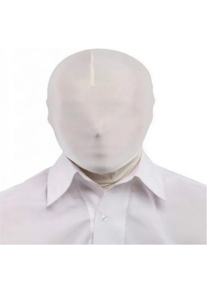 Beyaz Cadılar Bayramı Tam Yüz Maskesi 2. Cilt Maskesi Cadılar Bayramı Cosplay Spandex Kapak Unisex Cadılar Bayramı Partisi Prop Dekorasyon (Yurt Dışından)