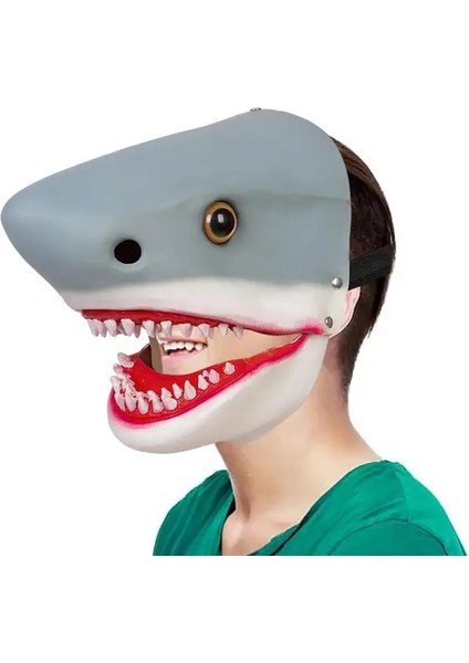 Stil 1 Cadılar Bayramı Ejderha Dinozor Maskesi Açık Ağız Lateks Korku Dinozor Başlık Dino Maskesi Parti Cosplay Kostüm Korkmuş Maske (Yurt Dışından)