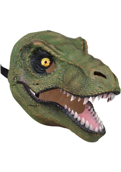 Stil 1 Cadılar Bayramı Ejderha Dinozor Maskesi Açık Ağız Lateks Korku Dinozor Başlık Dino Maskesi Parti Cosplay Kostüm Korkmuş Maske (Yurt Dışından)