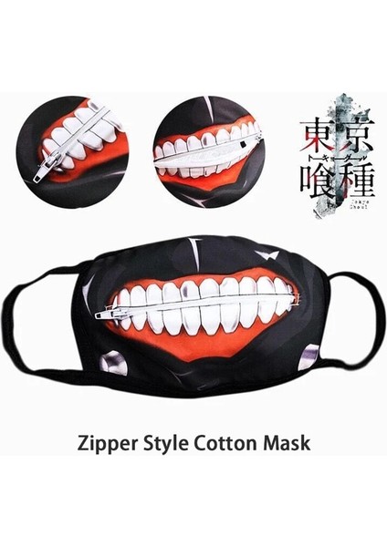 Alt Yarım Yüz 02 Anime Tokyo Ghoul Kaneki Ken Cosplay Kostüm Prop Maske Cadılar Bayramı Partisi Masquerade Erkekler Kadınlar Için Tam Yüz Maskesi Hediyeler (Yurt Dışından)