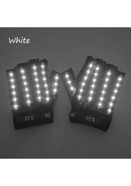 Beyaz 2 Yüksek Kaliteli LED Işıklı Gözlük LED Dans Parti Aydınlatma Gözlük Sahne Performansı Kostüm Gözlük Glow Parti Dekoru (Yurt Dışından)