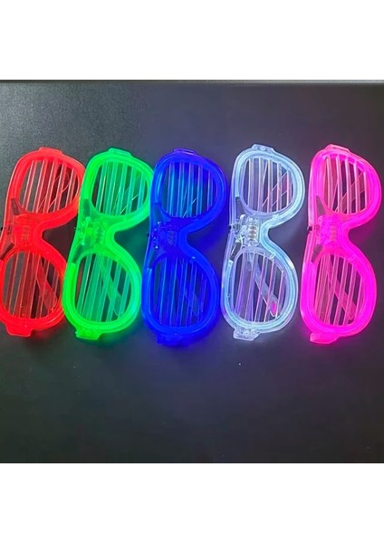 Karışık Renkler 20 Adet 10/20/30/40/50 Adet Parti Karanlıkta Glow Gözlük Light Up LED Gözlük Neon Parti Çocuklar Yetişkinler Için Güneş Gözlüğü Şekeri Parti Dekor (Yurt Dışından)