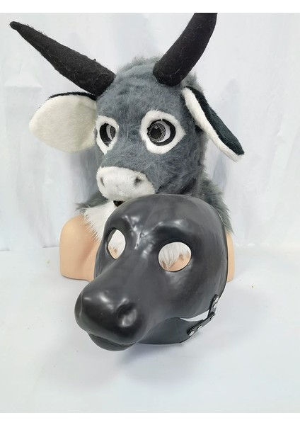 Siyah Dıy Hayvan Hareketli Ağız Boş Maske Kalıbı Dıy El Yapımı Kendi Cadılar Bayramı Maskesi Kalıbınızı, Sadece Dıy Kalıp (Yurt Dışından) modelleri