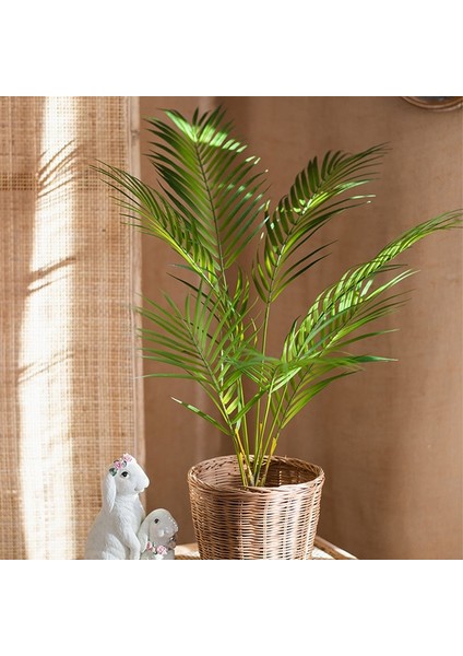 80 cm 7 Yapraklar 125 cm Büyük Yapay Palmiye Ağacı Tropikal Bitkiler Şube Plastik Sahte Noel Ev Bahçe Odası Dekor Için Yeşil Monstera Yaprakları (Yurt Dışından) modelleri