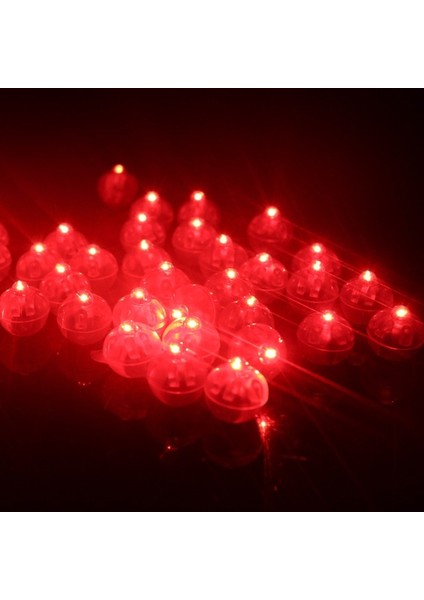 Kırmızı 100 Adet/grup Yuvarlak Rgb LED Flaş Topu Lambaları Beyaz Balon Işıkları Düğün Parti Dekorasyon Için 6 Renk Yüksek Kaliteli Vazo Dekor (Yurt Dışından)