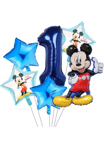 10 Adet 1 Takım Mickey Minnie Balonlar Bebek Duş Doğum Günü Partisi Süslemeleri 32 Inç Numarası Karikatür Mickey Mouse Balon Çocuk Oyuncakları Globos (Yurt Dışından)