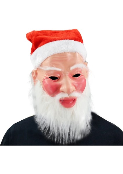 Noel Baba Maskesi Noel Krampus Maskesi, Gerçekçi Noel Noel Baba Maskesi Lateks Noel Kostüm Maskesi Kostüm Partisi (Yurt Dışından) modelleri