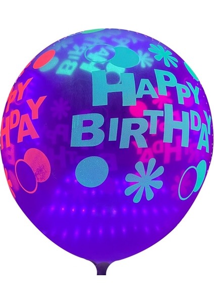 10 Adet 12 Inç Temizle Blacklight Neon Parti Malzemeleri Karanlıkta Glow Neon Flamalar Garland Floresan Balon Uv Bant Blacklight Parti Dekor Için (Yurt Dışından)