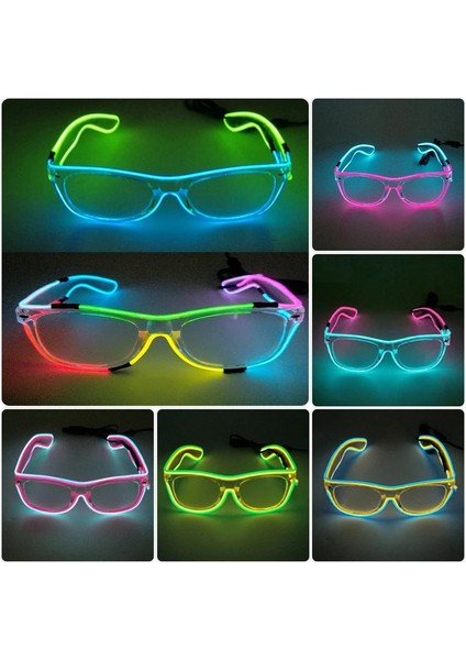 02 Steady On Komik Dj Gece Kulübü Light Up Yanıp Sönen Gözlük Aydınlık Unisex Neon LED Şerit Disko Bar Konseri Için Sürücü ile Yetişkin Gözlük (Yurt Dışından) fiyatları
