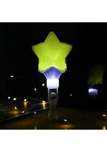 B Parlayan LED Sihirli Yıldız Değnek Hediyeler Aydınlık Parti Dekorasyon Işık Çubuğu Çocuk Erkek Kız Mutlu Floresan Doğum Günü Partisi Dekorları (Yurt Dışından)