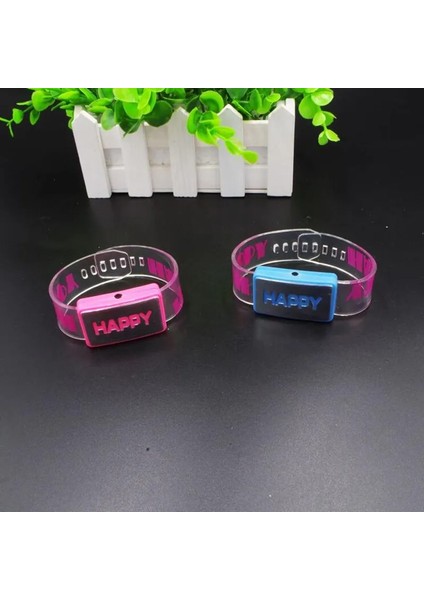 Pembe Kabarcık Light Up Izle Bilezik Bileklik Yanıp Sönen LED Bilek Glow Parti Karnaval Hediye Neon Düğün Doğum Günü Cosplay Cadılar Bayramı Noel (Yurt Dışından) indirimleri