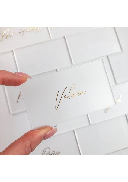 Gümüş 1.6mm 50 Adet Buzlu Akrilik Düğün Yeri Kartı Boş Dikdörtgen Adı Yer Kartı, Gelin/bebek Partisi, Konuk Parti Ayarı Dekor Gıda Etiketi Şekeri (Yurt Dışından) fiyatları