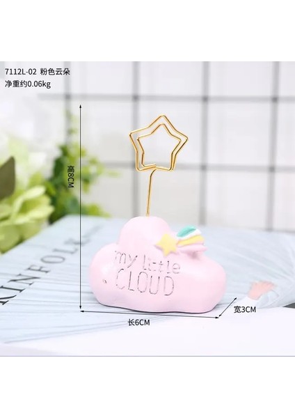 B 1 Adet Kawaii Fotoğraf Klip Düğün Dekorasyon Masa Numarası Tutucu Isim Kartı Standı Raf Yer Kartı Kartpostal Masa Notları Tutucu Süsler (Yurt Dışından) fiyatları