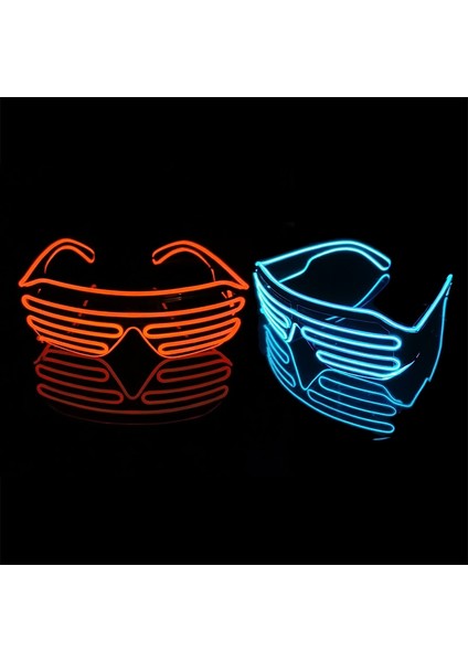 Z03 LED Neon Rave Gözlük Yanıp Sönen LED Güneş Gözlüğü 16 Renk Light Up Gözlük Karnaval Parti Karanlıkta Glow Gözlük Festivali Malzemeleri (Yurt Dışından) fiyatları
